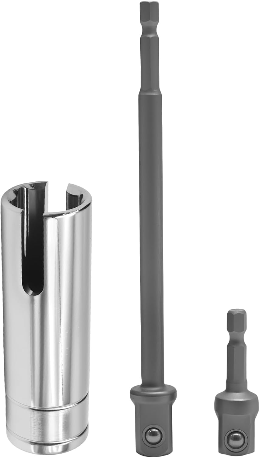 3/8" Camper Crank Handle Kit, Versatile Chrome Replacement Handle, Replacement for Coleman Pop Up Trailer, Replacement for Fleetwood Pop Up Trailer RCKIM00146