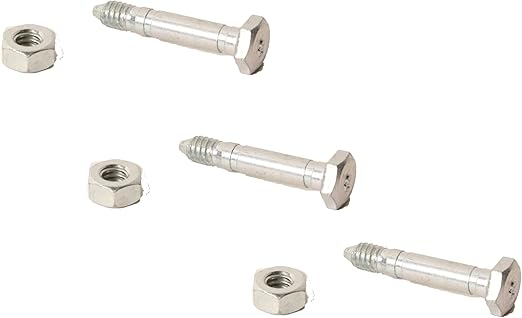 Ariens Genuine OEM Ariens 1/4inches Compact Snow Blower Shear Bolts 3-Pack 53200500