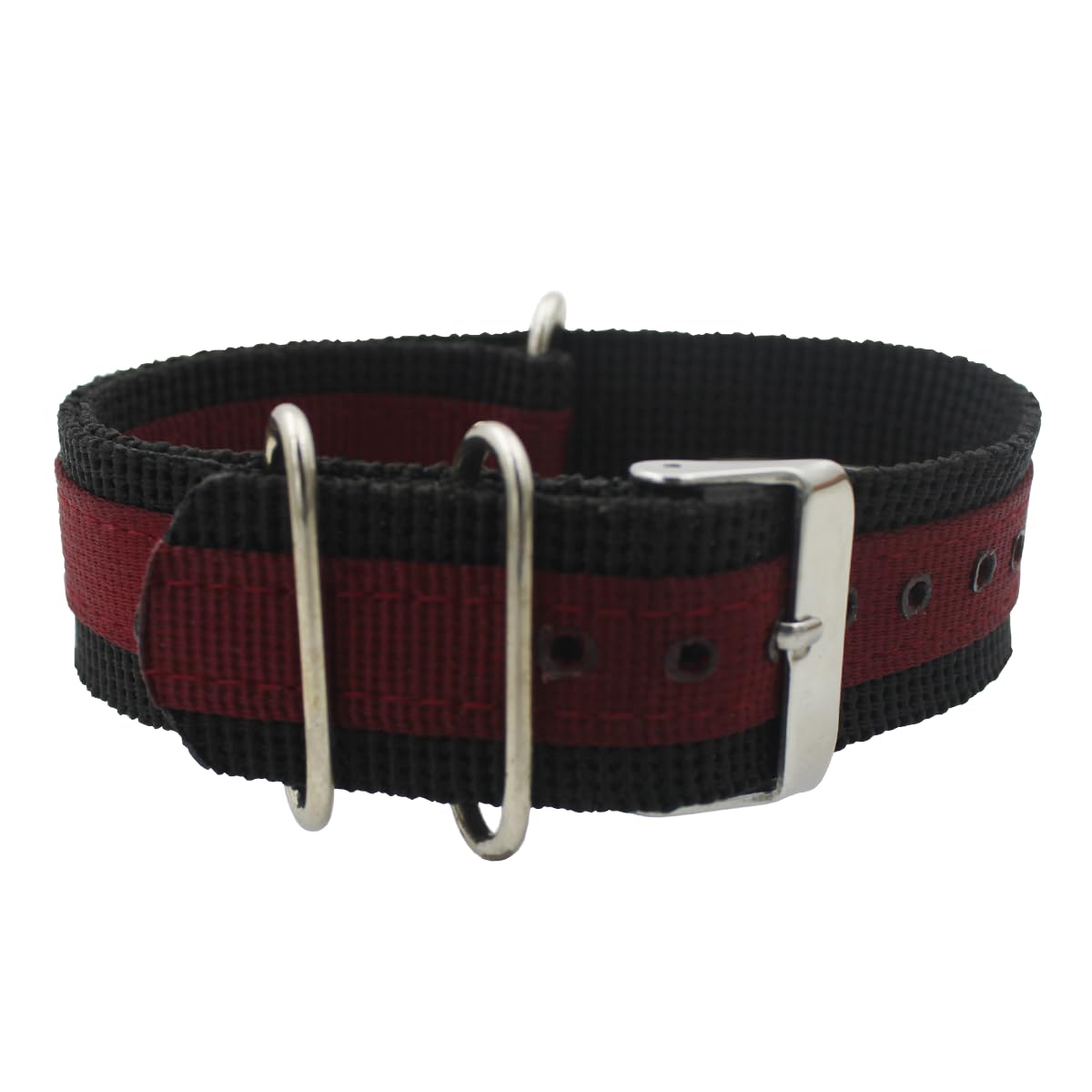 DBLACK NATO Multi-Color Nylon Watch Strap // For 18mm, 20mm or 22mm (Choose Your Size & Color) (Black/Red, 20mm) (B0CHQLPMZX) Amazon Price History, Amazon Price Tracker