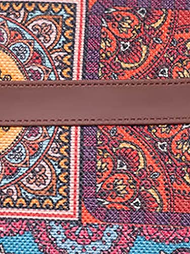 Image of ZOUK Urban Escape Bag | Stylish Vegan with Laptop Compartment, Trolley Sleeve & Anti-Theft Pocket |