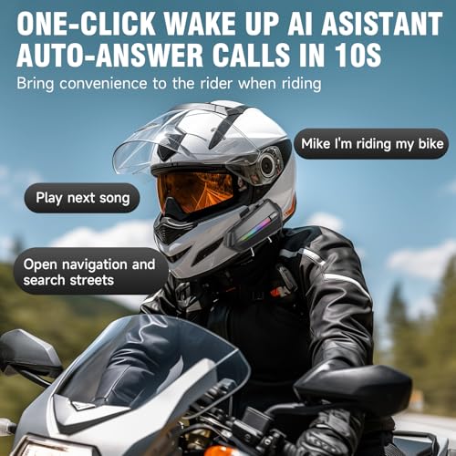 Image of EDYELL Bluetooth Dual Earphone for Helmet | Wireless On Ear V5.4 | HD Calling and HiFi Music | IP67 Waterproof Headset | Compatible with All Helmets-C5S (C5S)