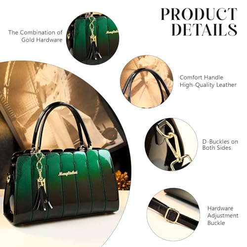 Image of SYGA Elegant Color Contrast Tote Bag - Horizontal Square Medium-Soft Handbag with Design for Everyday Use