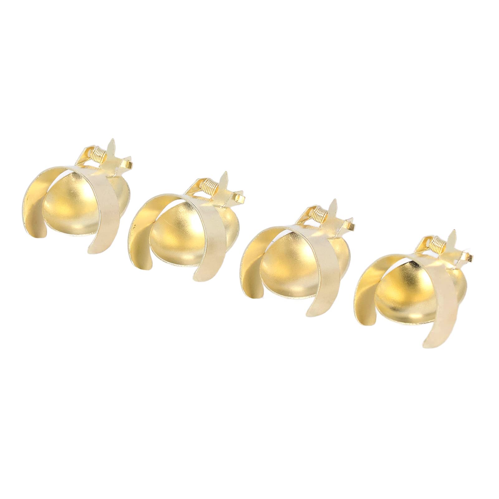 Fydun Automatic Candle Snuffers, 4pcs Extinguisher Wick Mystical/Fantasy Snuffer Snuffers, Elegant Lamps for Putting Out Safely Silver Enthusiasts (Gold)