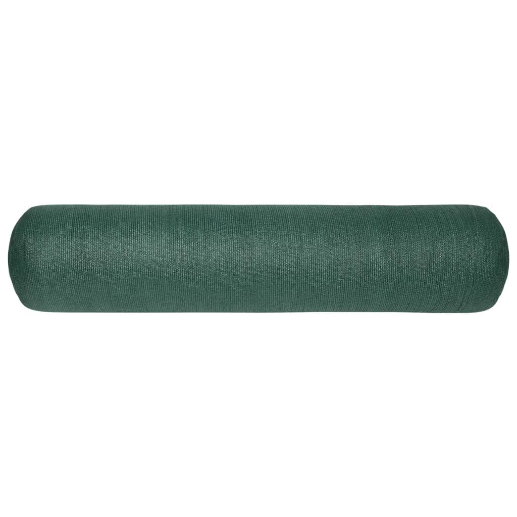 Red de privacidad HDPE verde 1,2 x 50 m 150 g/m² para jardín, balcón o terraza, tela cortavientos opaca resistente a los rayos UV y moho, corte a medida