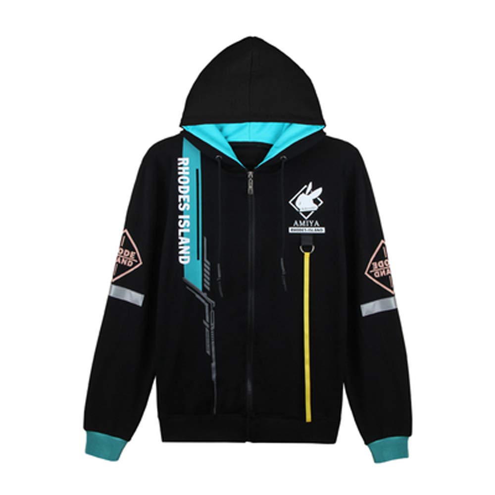 Amazon | DIROLVON アークナイツ アーミヤ 長袖パーカー フード付き