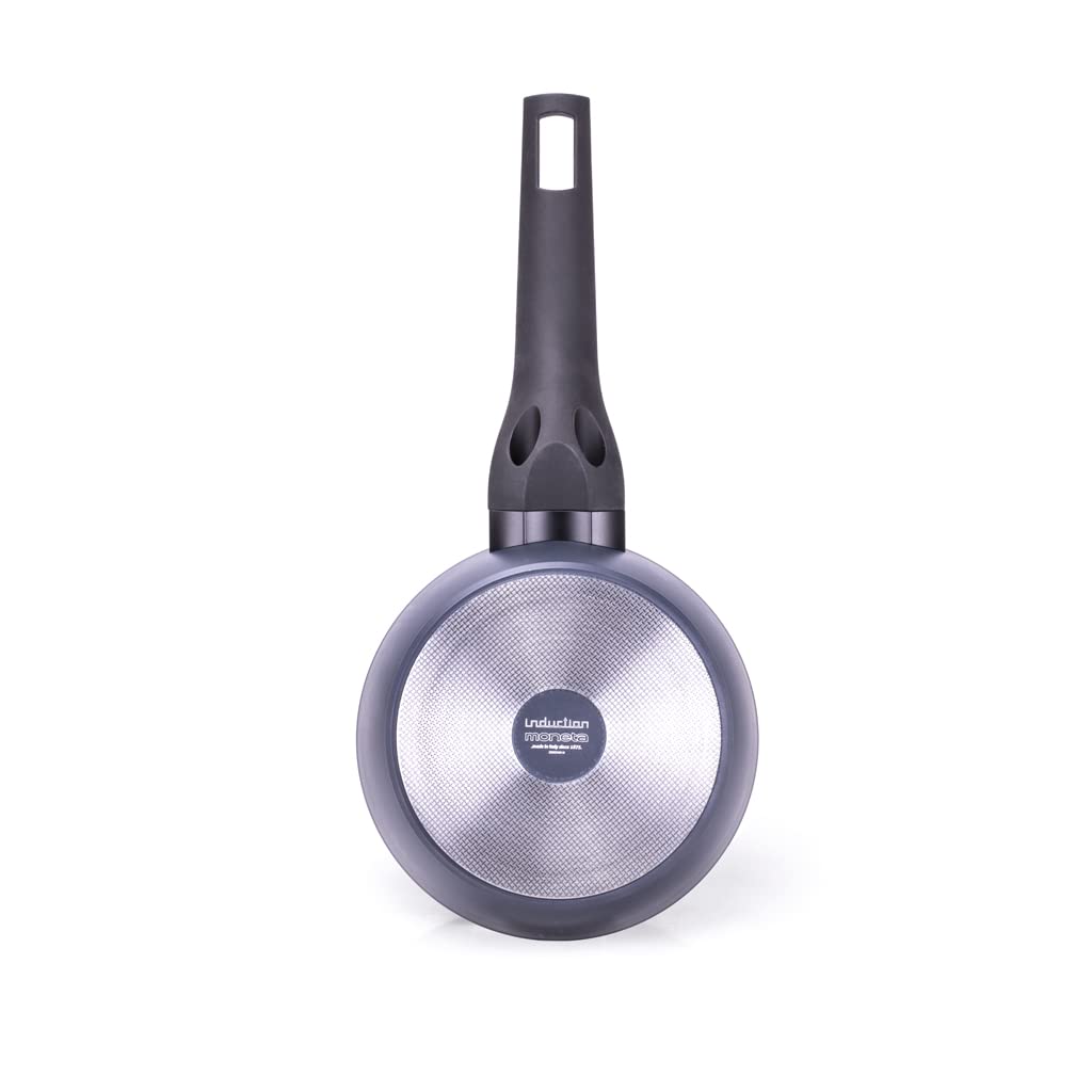 Moneta Aria Finegres Casseruola antiaderente naturale 1 Manico 16 cm, anche per induzione, Made in Italy