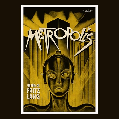 Metropolis Fritz Lang affiche de collection vintage 70x100 cm sur papier d'art de qualité