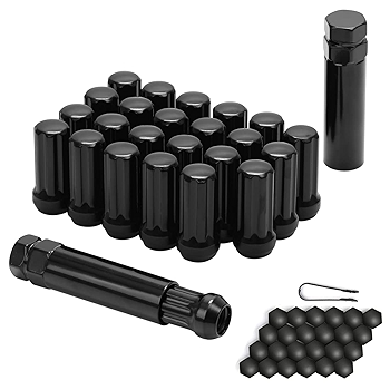 M14x1.5黑色螺母套装配备2个套筒钥匙