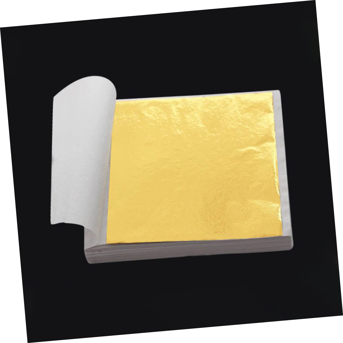 DOITOOL 4 Ensembles Papier Imitation Or Couleurs Or Rose Pour Décoration Diy Fournitures Artisanat Et Décoration De Meubles Métallique Scintillante Pour Et Fêtes 300 Feuilles*4