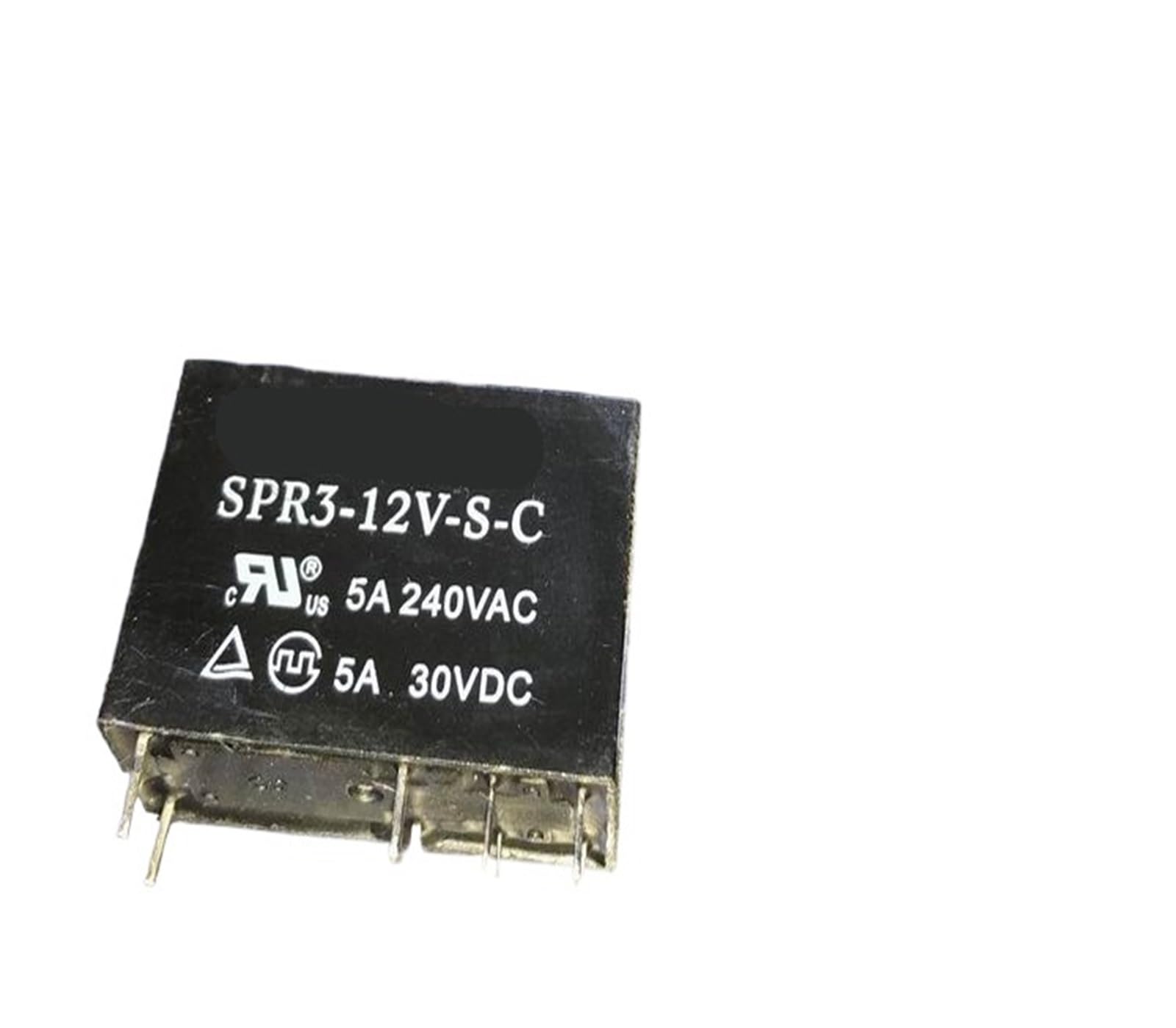 Relé SPR3-12V-SC de 8 pines con dos contactos conmutados 14F-2C-12V-5A para circuitos