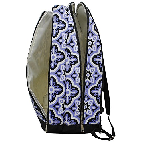 NGIL Quatrefoil Paradise Tennis Racquet Holder Backpack4