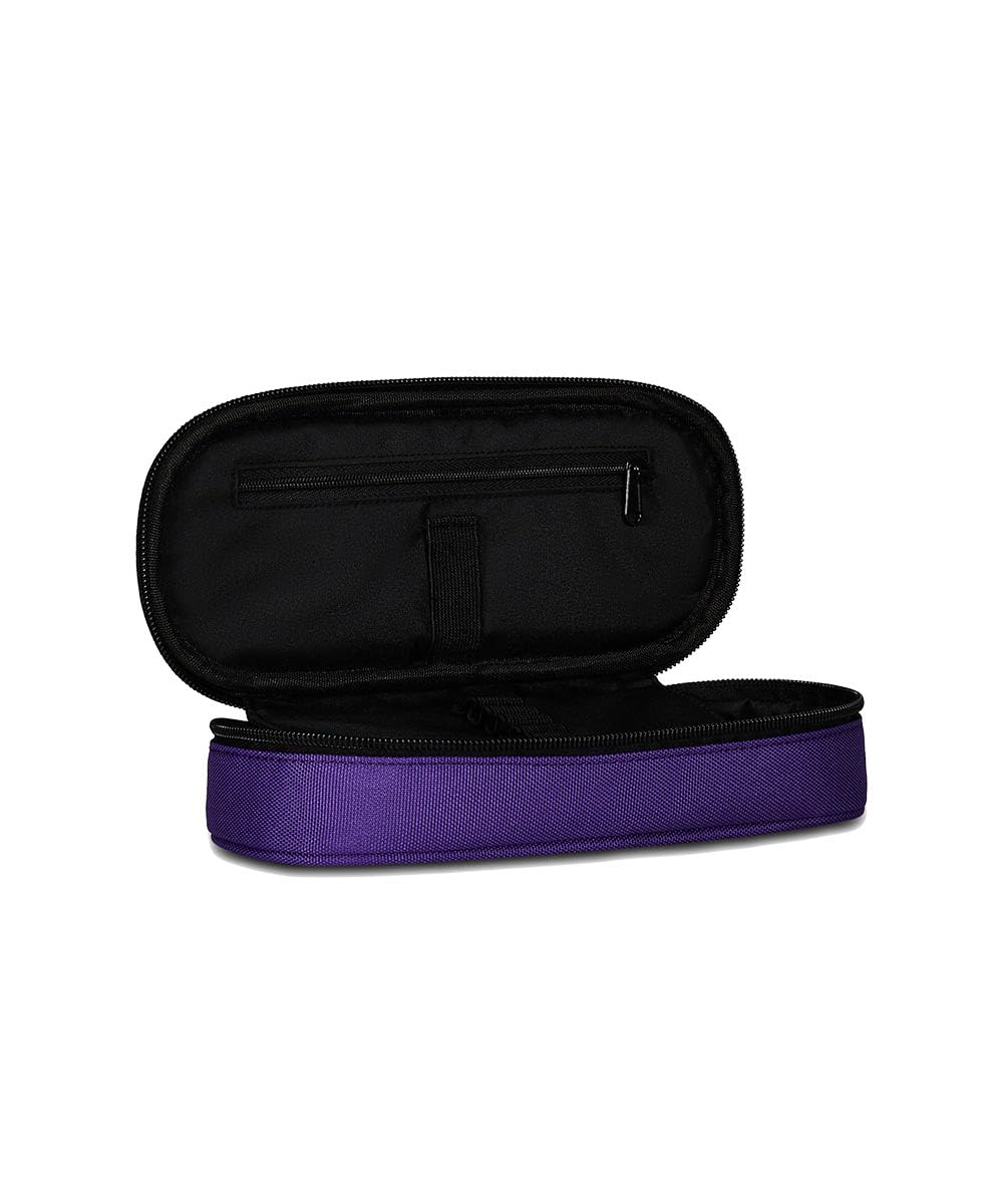 Invicta Pencil Holder for School Round Plus Solid, Purple, Mono Compartment with Organiser, School & Leisure, Children and Teenagers - Image 2