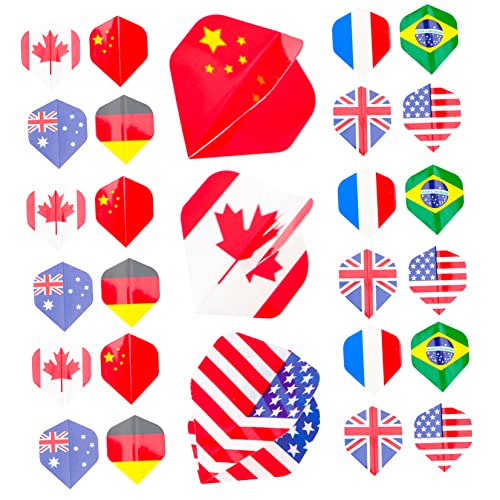 KOMBIUDA 27pcs Wings Set Lightweight Replaceable Flights for Wings Decorative Tails Creative Supplies for Smooth Flying