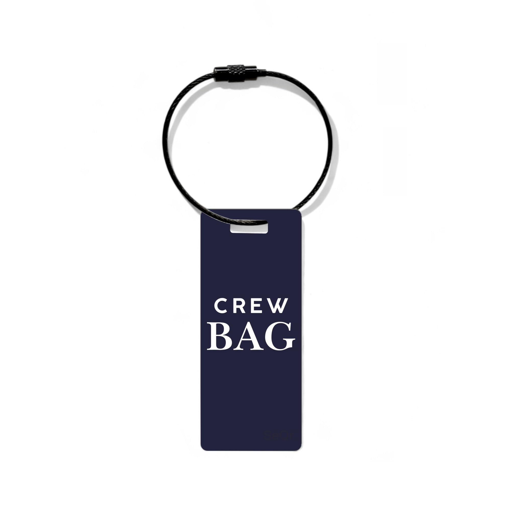 Smart QR Code Crew Bag Tag Lost & Found Metal Luggage ID Tag for Cruise Staff, Ship Crew, Captain & Maritime Use/Waterproof Travel Accessory with Wire Cable/Scan & Contact-image-42