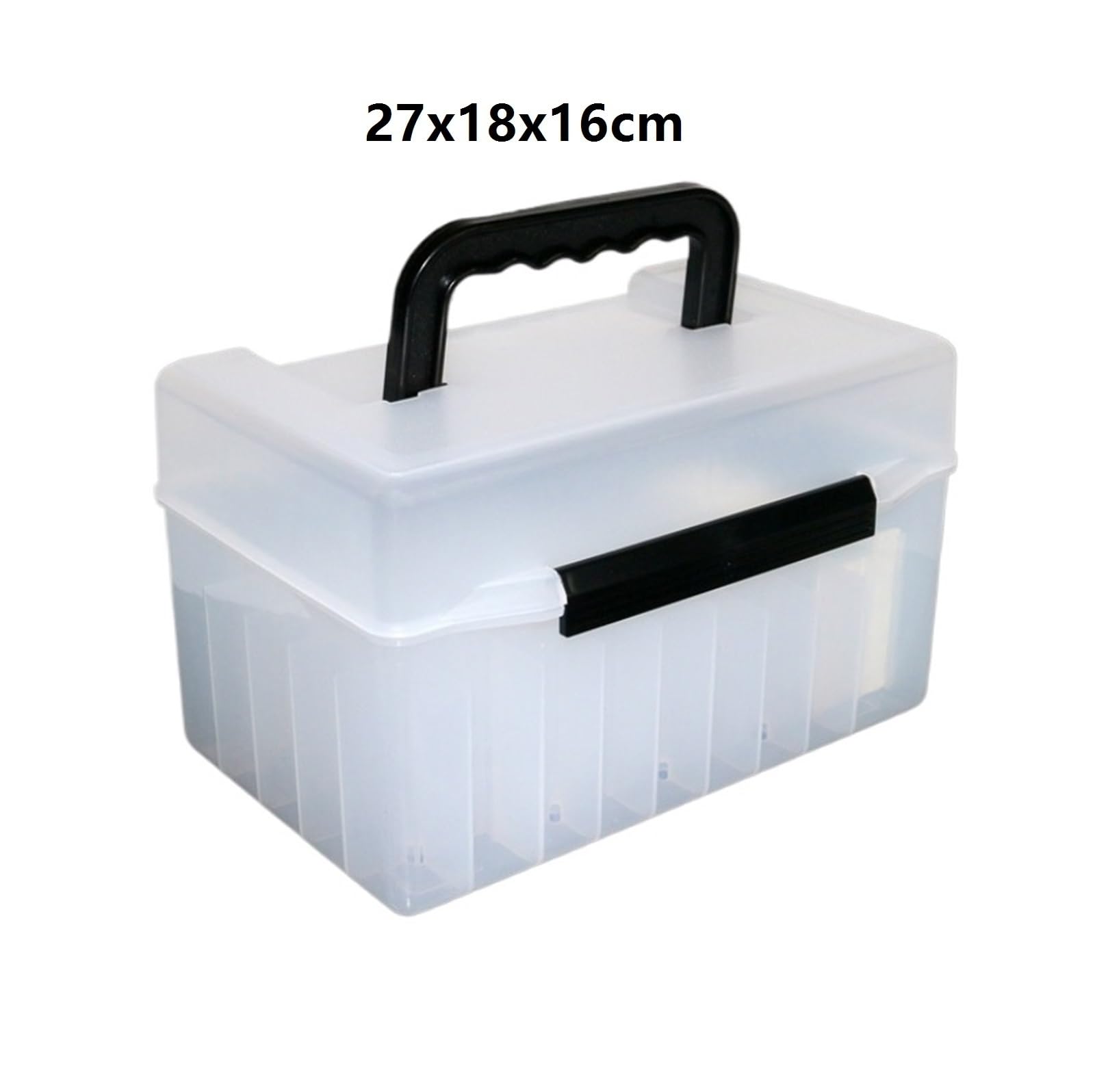 Cassetta Da Pesca Organizzatore Cassetta Portautensili Multifunzionale For La Pesca Con Foro Di Drenaggio Sul Fondo, Contenitore, Contenitore For Esche Valigetta Da Pesca Multifunzionale(White)