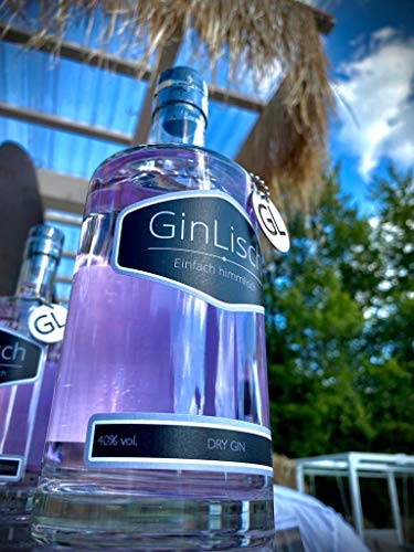 GinLisch Dry Gin | Veilchen trifft rosa Pfeffer | 17 Bio Botanicals | 40% 500 mL – Bild 5