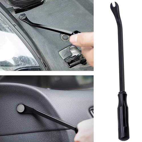 Image of 3 PCS Car Clips Fastener Remover Tool, Car Panel Dashboard Door Window Tool, Fastener Car Panel Door Interior Window Tool, Clip Puller Rivet Removal Tool (Black)