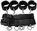 Bed Restraints Sex Resistance Bands Bed with Ankle Strap and Wrists Handcuffs Sex Hand Cuff Bracelets Set for Women Adults Bedroom Ropes Lanyards Play King Queen Size Bed Mattress Sweater
