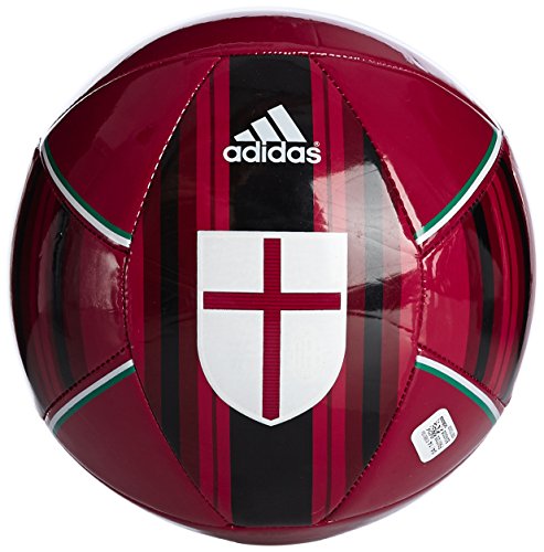 AC Milan Pallone Da Calcio, Per Partite E Allenamento, Bianco, Taglia 5 - 7