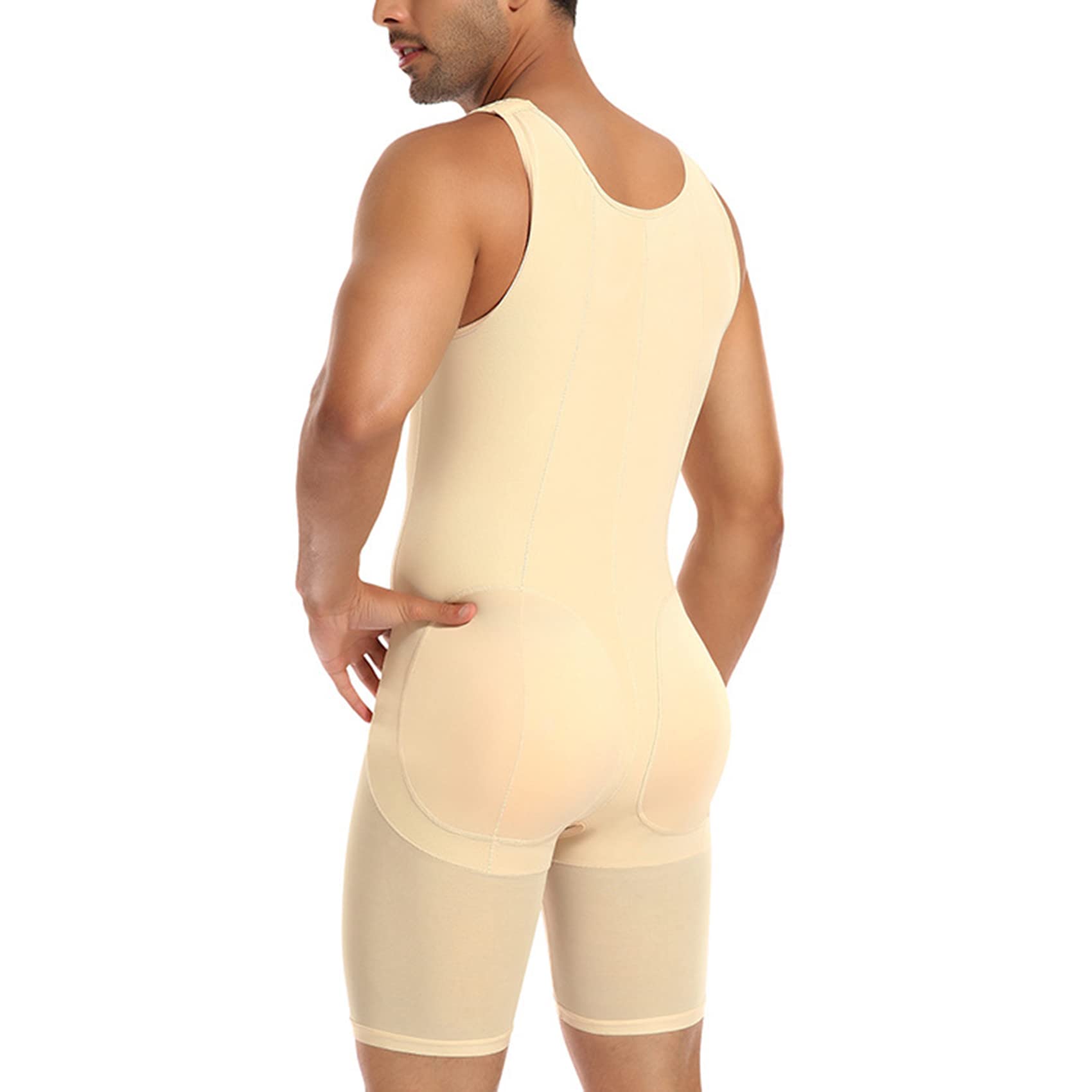 NLAVW Cuerpo de Hombre Shorts Shorts 4XL-6XL, Trainer de Cintura Body Pérdida de Peso Pérdida de Peso Control de la Barriga Completa Cuerpo Shaper
