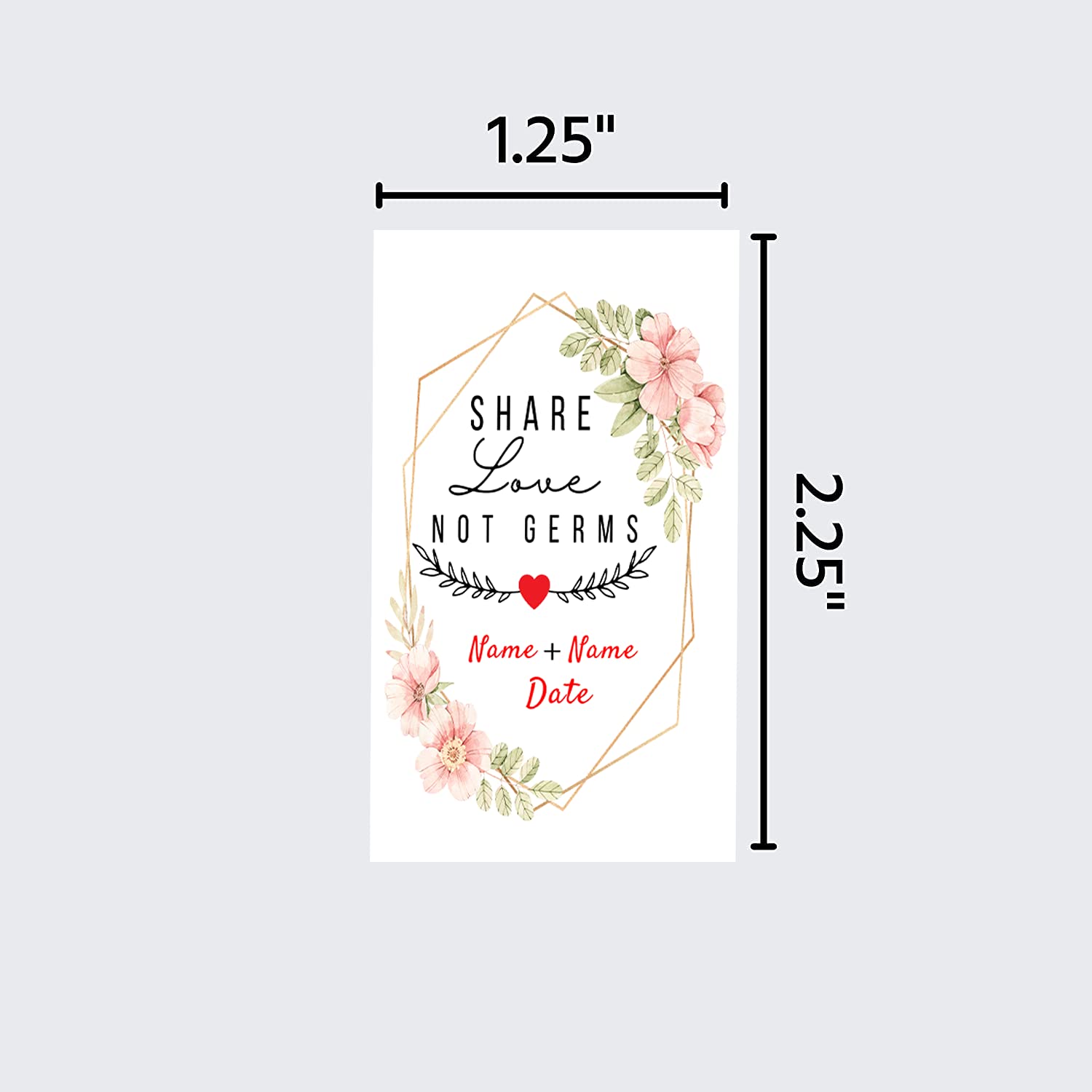 amazon-com-ncty-share-spread-love-not-germs-hand-sanitizer-label-2oz-labels-custom-stickers-labels-wedding-birthday-drive-by-bridal-shower-thank-you-retirement-party-20-count-pattern-6-office-products for Spread Love Not Germs Free Printable Amazon.com : NCTY Share / Spread Love Not Germs Hand Sanitizer Label, 2oz Labels /Custom Stickers Labels, Wedding Birthday Drive by Bridal Shower,Thank You,Retirement Party 20 Count (Pattern 6) : Office Products for Spread Love Not Germs Free Printable