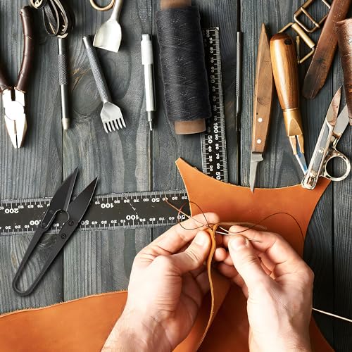 Kit de Agujas y Hilos para Coser Cuero 165 Yardas miniatura 4
