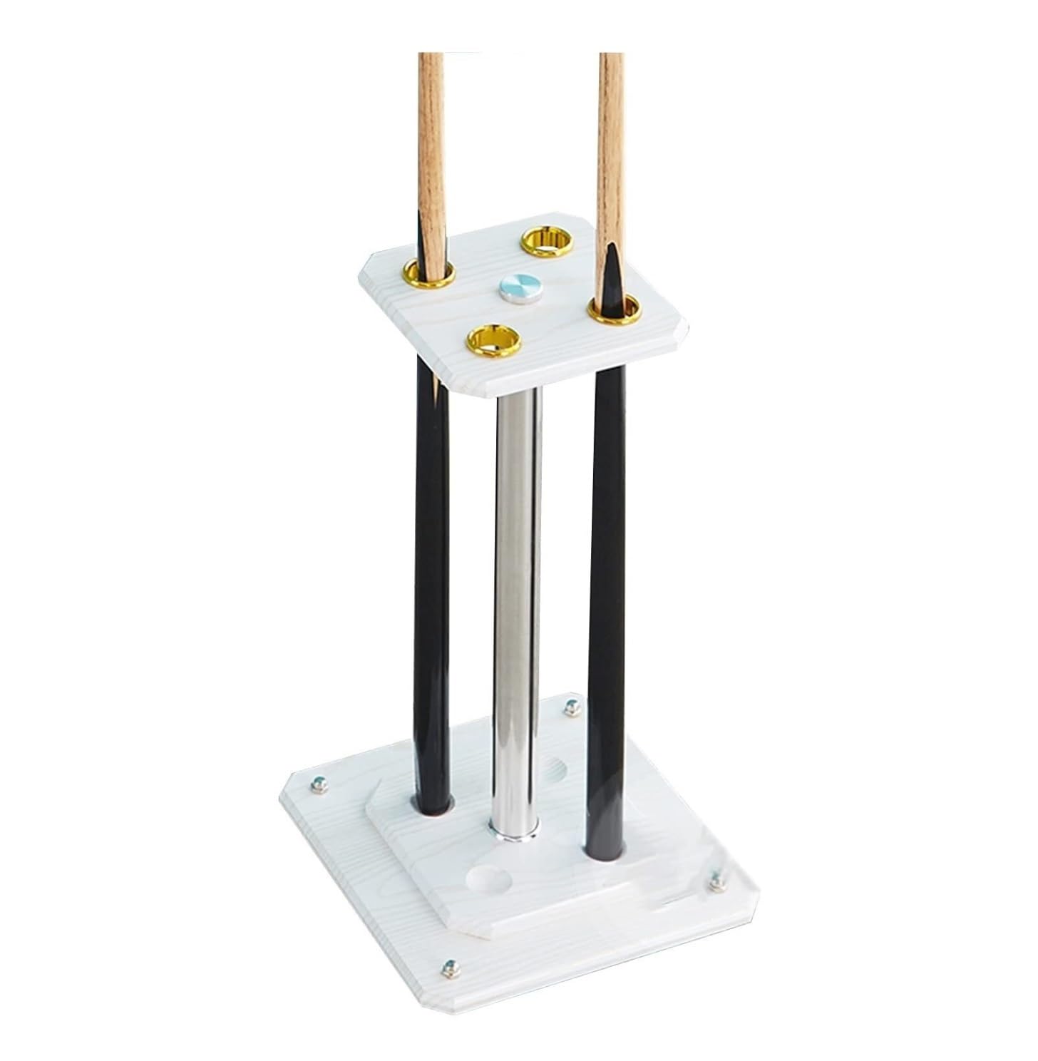 Jxyq White Golf Club Stand Organizer Rack For Parlor Office Villa Club Color Space Saving Golf Club Holder And Storage Solution