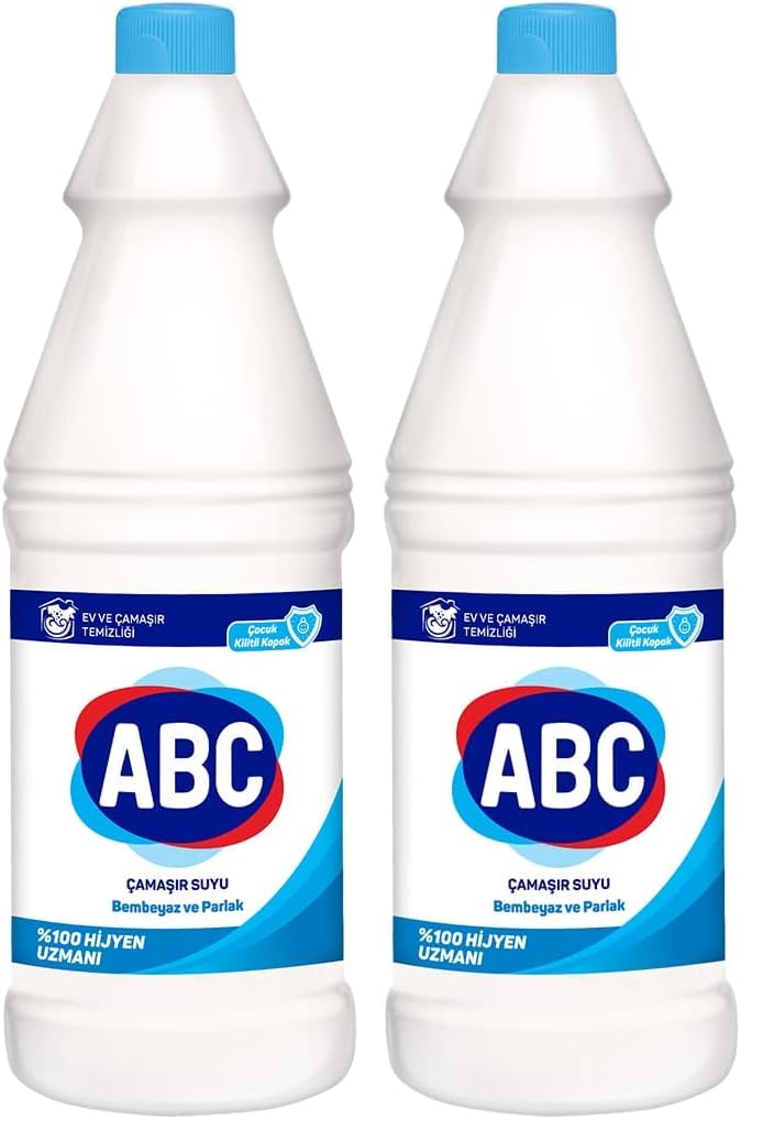 ABC Bembeyaz & Parlak 1 kg Çamaşır Suyu (1 x 1000 g) (2 paketi)