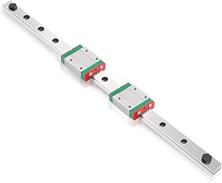 iMetrx MGN12H 200mm Linear Slide Rail MGN12 with 2 Carriage Blocks for 3D Printer Rails and CNC Machine Rails…