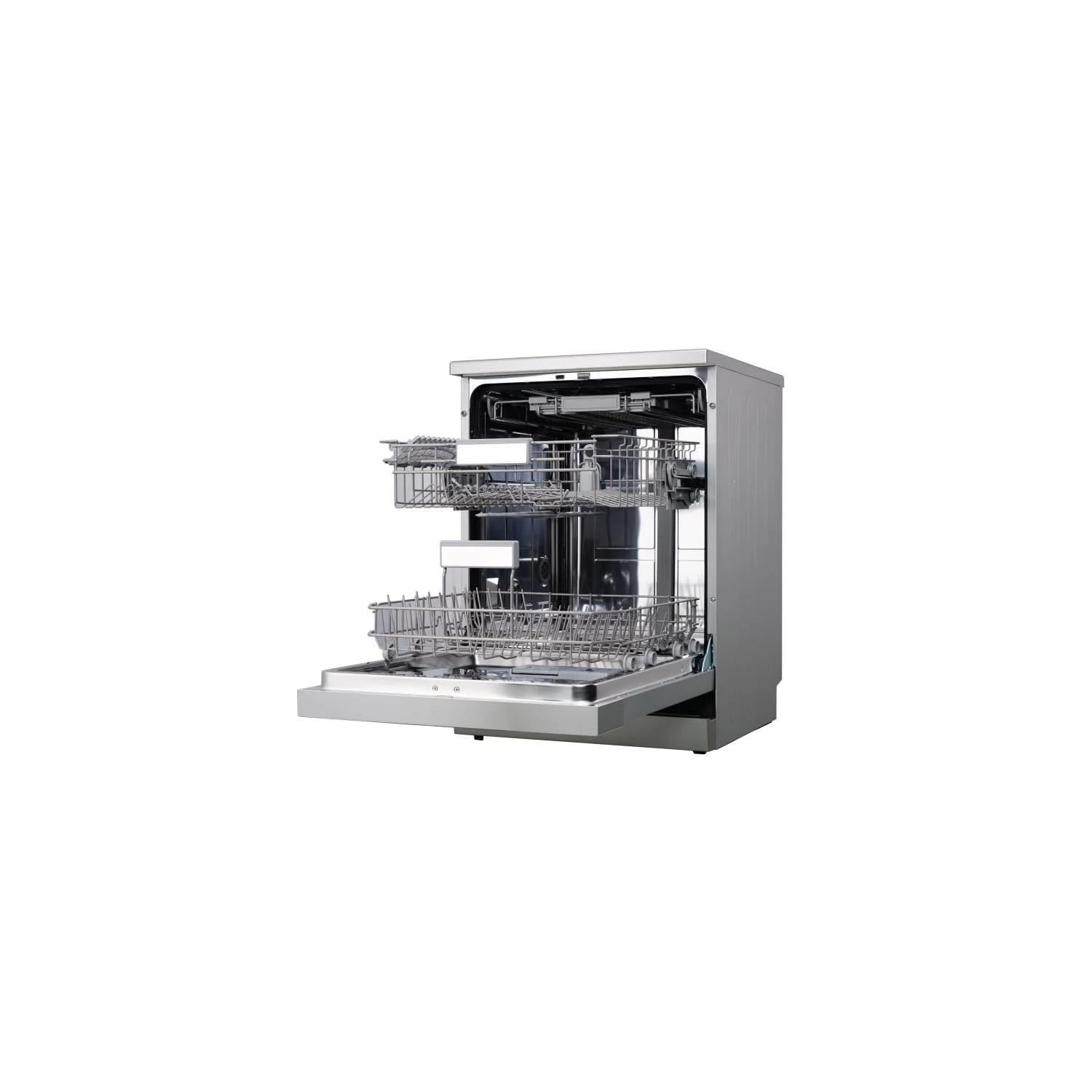 Lave-vaisselle pose libre CONTINENTAL EDISON CELV1544IXP - 15 couverts - 42dB-Silver