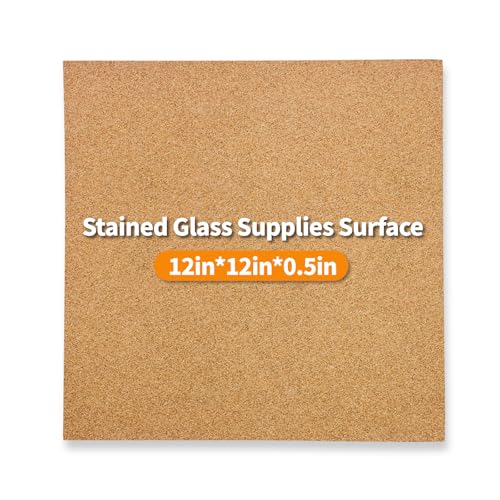 1234x1234x0534 stained glass supplies - heat resistant work surface cutting mat starter kit tools for table amp countertop protection
