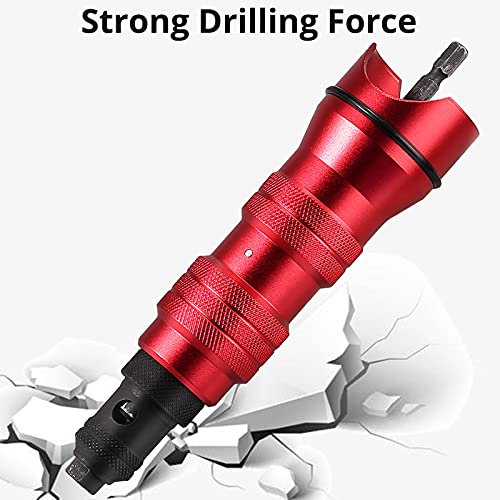 JUSTOOL Profi Nietaufsatz Nietmutternaufsatz Elektrisch Niet-Gerät für Akkuschrauber oder Bohrmaschine für 2,4-6,4mm… – Bild 6