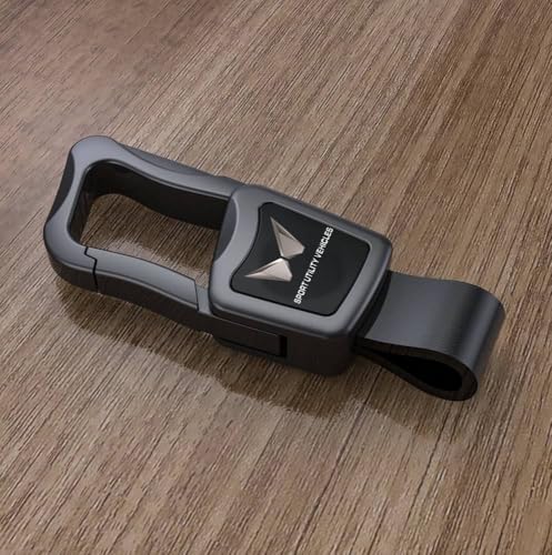 Image of GREENWORLD Premium Scratch-Proof Keychain /Keyring with Car Brand Name Logo | Durable Metal Keyring for Cars & Bikes with 2 Color Strap