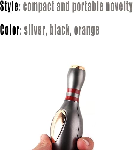 Miniatura 7 de WEQTETJU Encendedor de antorcha, fresco, único encendedor de boliche, ajustable, recargable, resistente al viento, regalo para hombres (sin