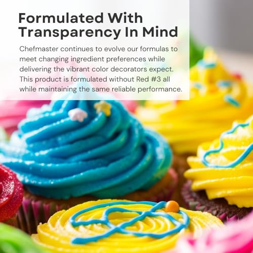 Image of Chefmaster Liqua-Gel Food Coloring | Royalty Blue | Red 3-Free | Professional Baking & Decorating | Fade-Resistant | Made in USA | 2.3 oz