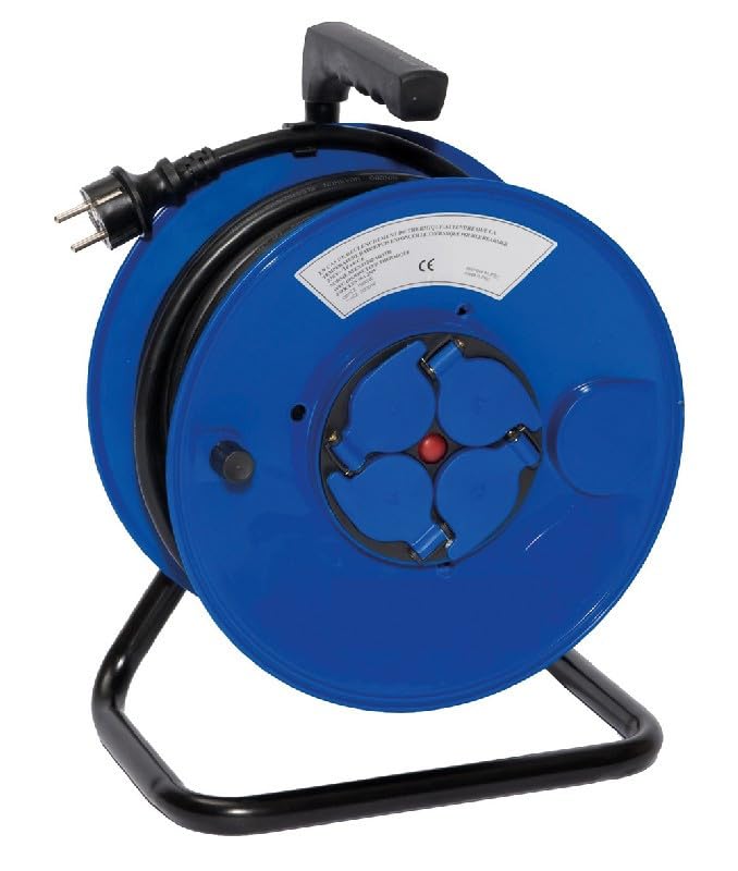 ENROULEUR PRO 4 PRISES 25M H07 3G2.5 16A IP44 BAT105E