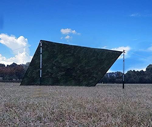 Miniatura 8 de LOOGU poncho de lluvia de camuflaje con capucha impermeable ligero para hombres y mujeres, equipo de lluvia para acampar al aire libre, caza,