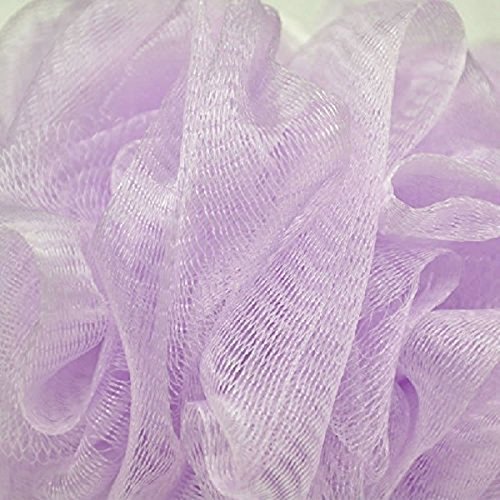 Image of FOK Bath Shower Loofa Sponge Pouf Mesh Brush Shower Ball Exfoliating Bath Sponge-Random Color