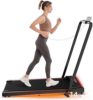 Tapis Roulant Pieghevole, 1400W Tapis Roulant Elettrico con Inclinazione 3 Livelli, Telecomando, Maniglie e Display LED, Schermo LCD, Tappeto per Corsa Compatto per Casa e Ufficio