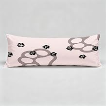 Ultra Soft Body Pillowcase, Double-Sided Polyester Body Pillow Cover, Machine Washable Full Length Pillowcase for Bed & Sofa
