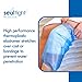 Brownmed - Seal-Tight Protector Knee - Knee Cast Cover for Showers & Swimming - Waterproof Cast & Bandage Shower Protector - Durable Shower Bag for Knee Casts - Large