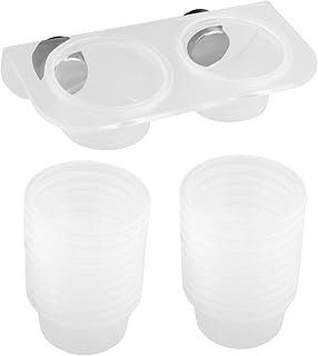 XIAOXIAOYU Reptilienfutter,Wasserbehälter Für Gecko | Einfach Zu Reinigender Wasserbehälter Für Echsen Schildkröten Bartagame Wasserschildkröten Aquariendekoration product image