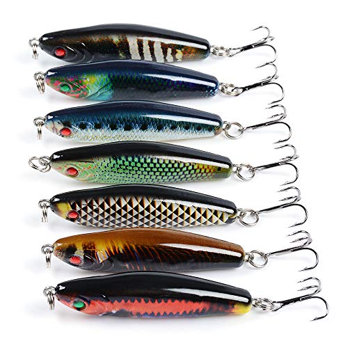 Isca de pesca, Andoer 6cm 10,3g Lápis isca pesca isca afundar iscas artificiais isca dura pesca equi