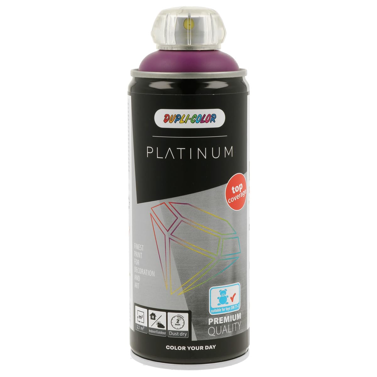 DUPLI-COLOR Lackspray Schwarzbeere Seidenmatt 400 ml