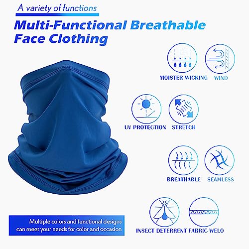 Breathable Neck Gaiter Face Scarf Mask for Men Women Hiking, Cycling, Sports, Fishing, Sun UV Protection Bandana3