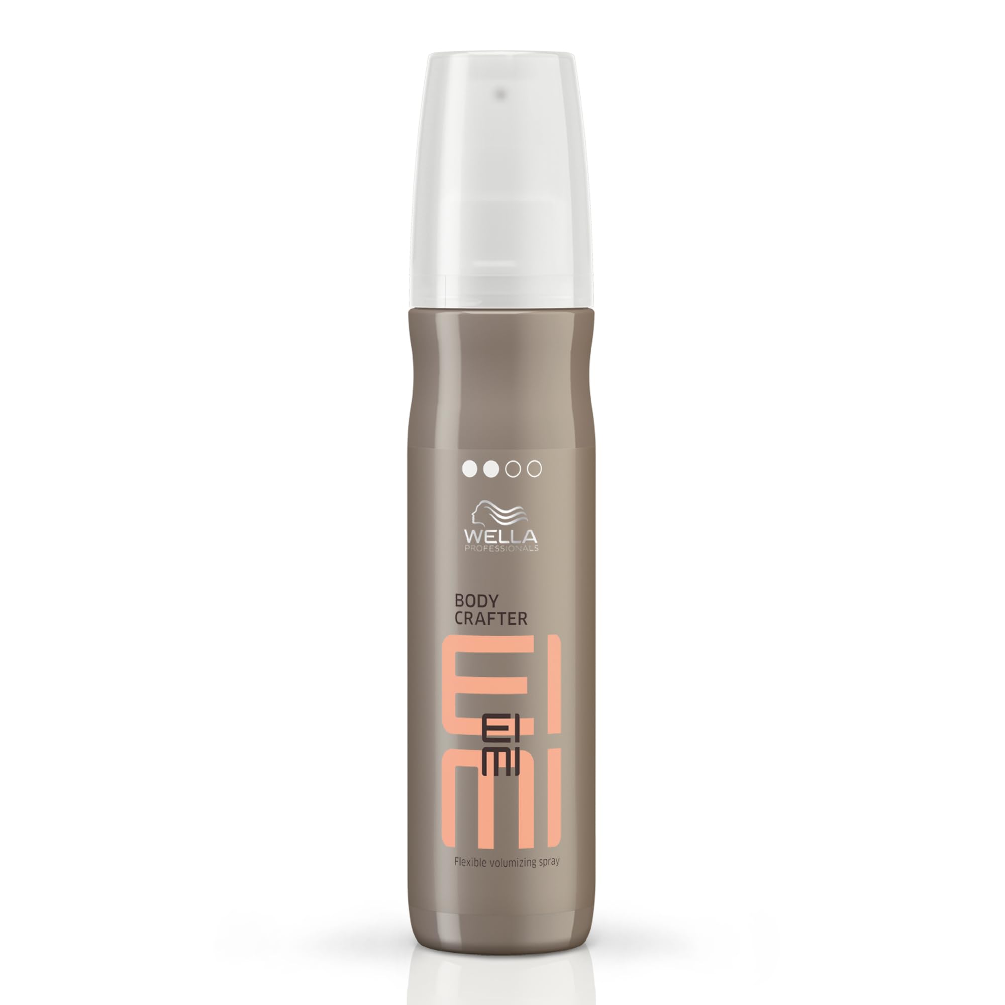 Wella EIMI Body Crafter – flexibles Volumen-Spray ohne klebende Rückstände – leichtes Styling-Spray für ein voluminöses Haarstyling mit formbarer Struktur – 1 x 150 ml