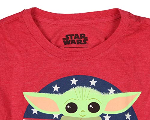 Star Wars Little Boys Yoda Character The Child Stars and Stripes T-Shirt3