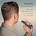 Philips Sonicare 6100 elektrische Zahnbürste, Schallzahnbürste, 2 Putzmodi, 3 Intensitätsstufen, Andruckkontrolle, EasyStart, SmarTimer, Reiseetui, Marineblau, Modell HX7403/01 [Neue Technologie]