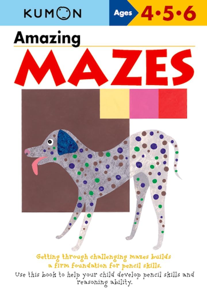 Kumon Amazing Mazes (Kumon Basic Skills Workbooks) Ages 4-5, kindergarten (Kumon's Practice Books)