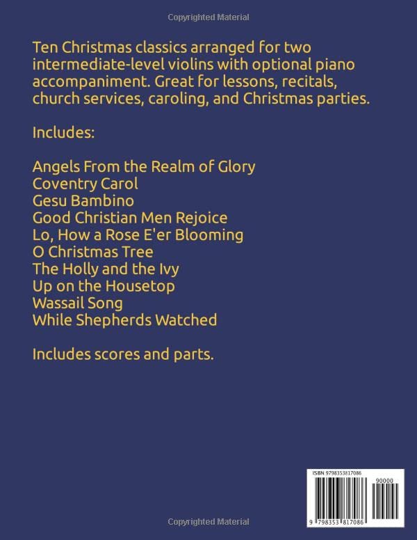 Miniatura 2 de 10 Christmas Duets for 2 Violins with Piano Accompaniment Vol. 4